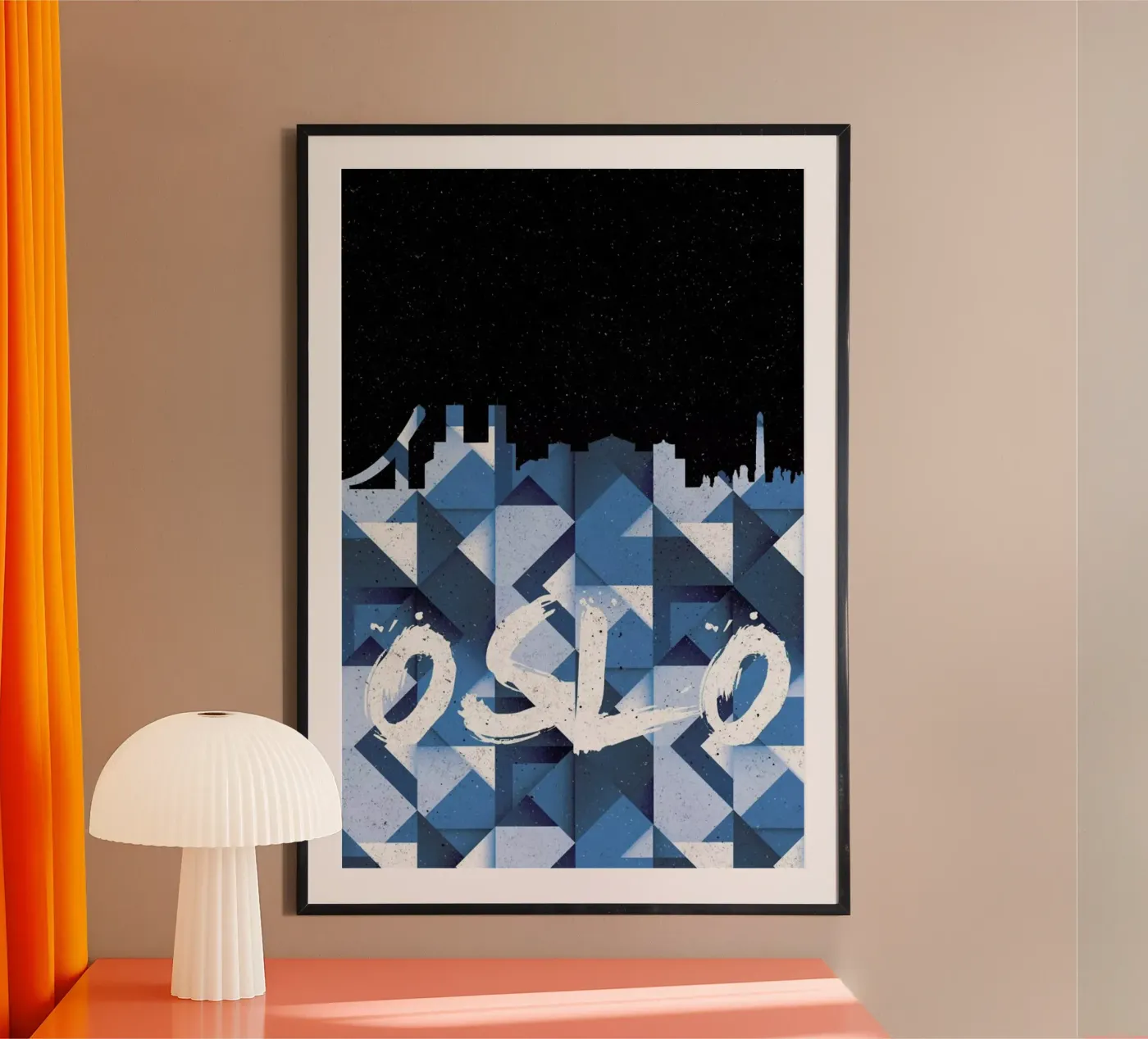 Oslo poster van Danny Ivan