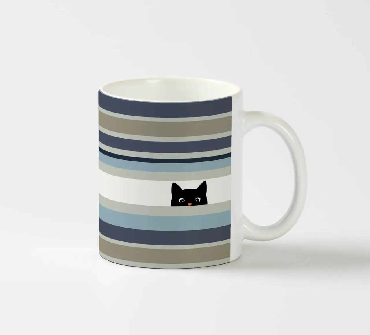 Hello Cat I tazza in ceramica da Orara Studio