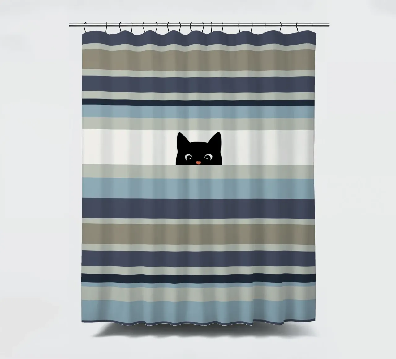 Hello Cat I tenda da doccia da Orara Studio