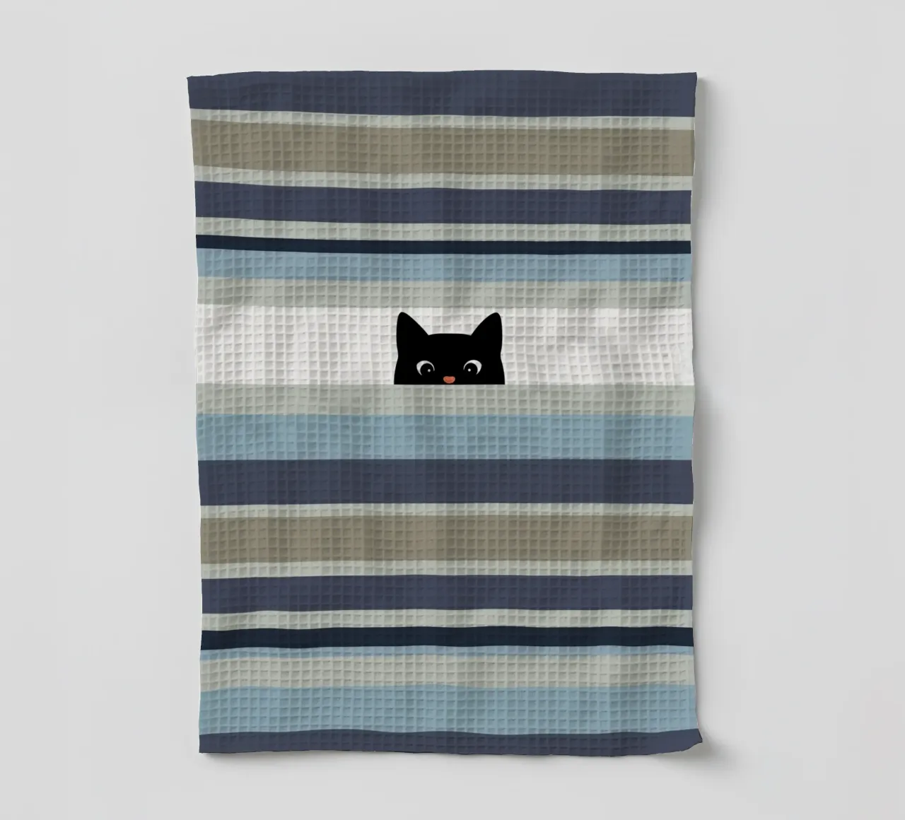 Hello Cat I canovaccio da cucina da Orara Studio