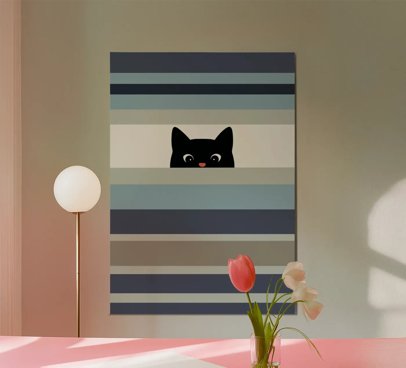 Hello Cat I poster by Orara Studio