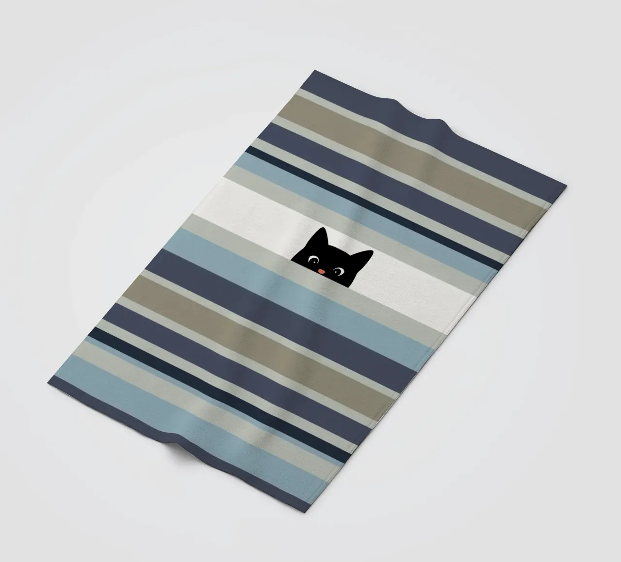 Hello Cat I coperta in pile da Orara Studio