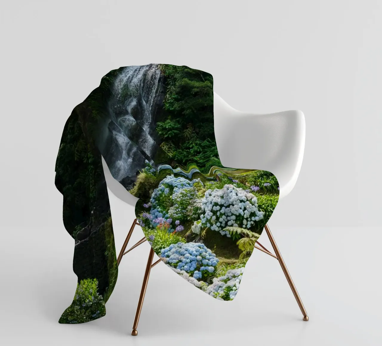 Azure Flow coperta in pile da somewhere.soul.escape