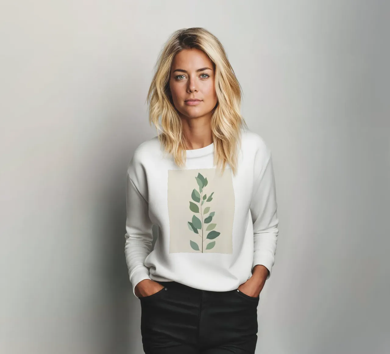 EucalyptusBranch felpa da botanical shop