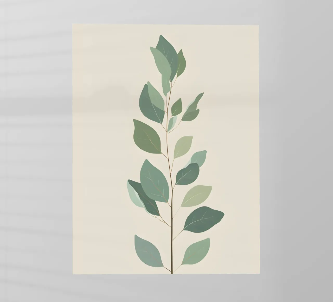 EucalyptusBranch pellicola backlit da botanical shop