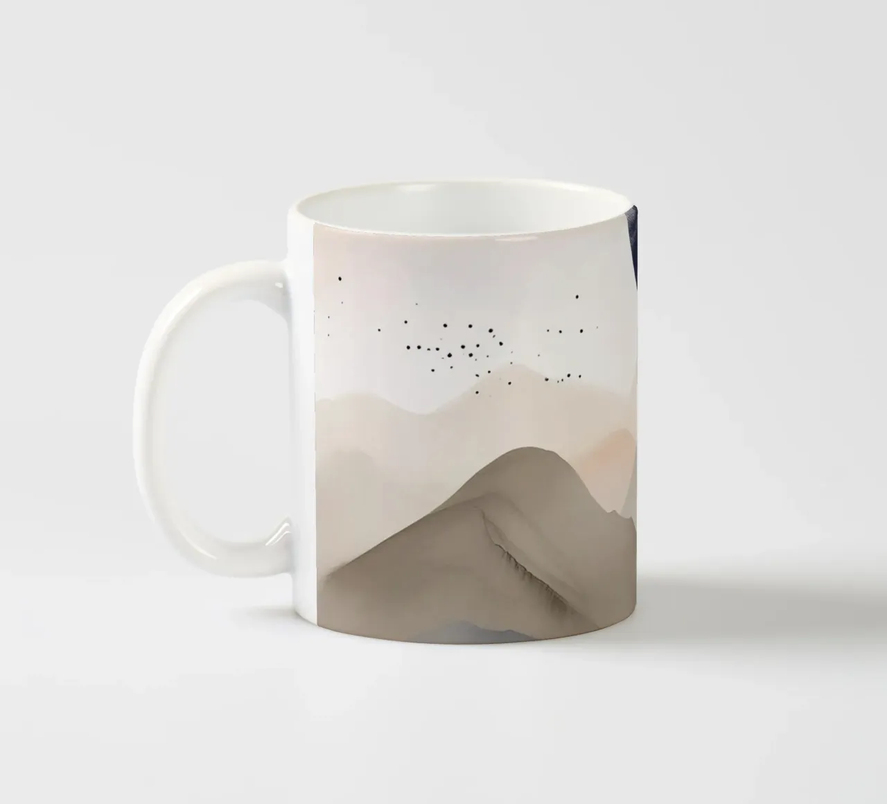 Landscape, abstract, art #1 tazza in ceramica da Hightown Design