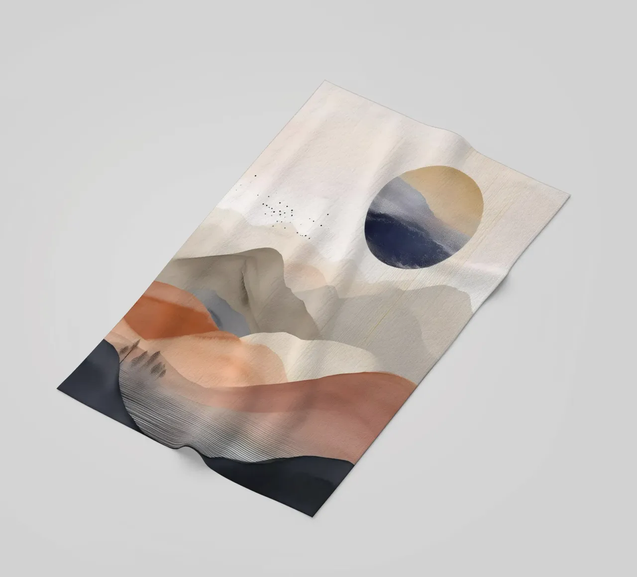Landscape, abstract, art #1 telo mare da Hightown Design