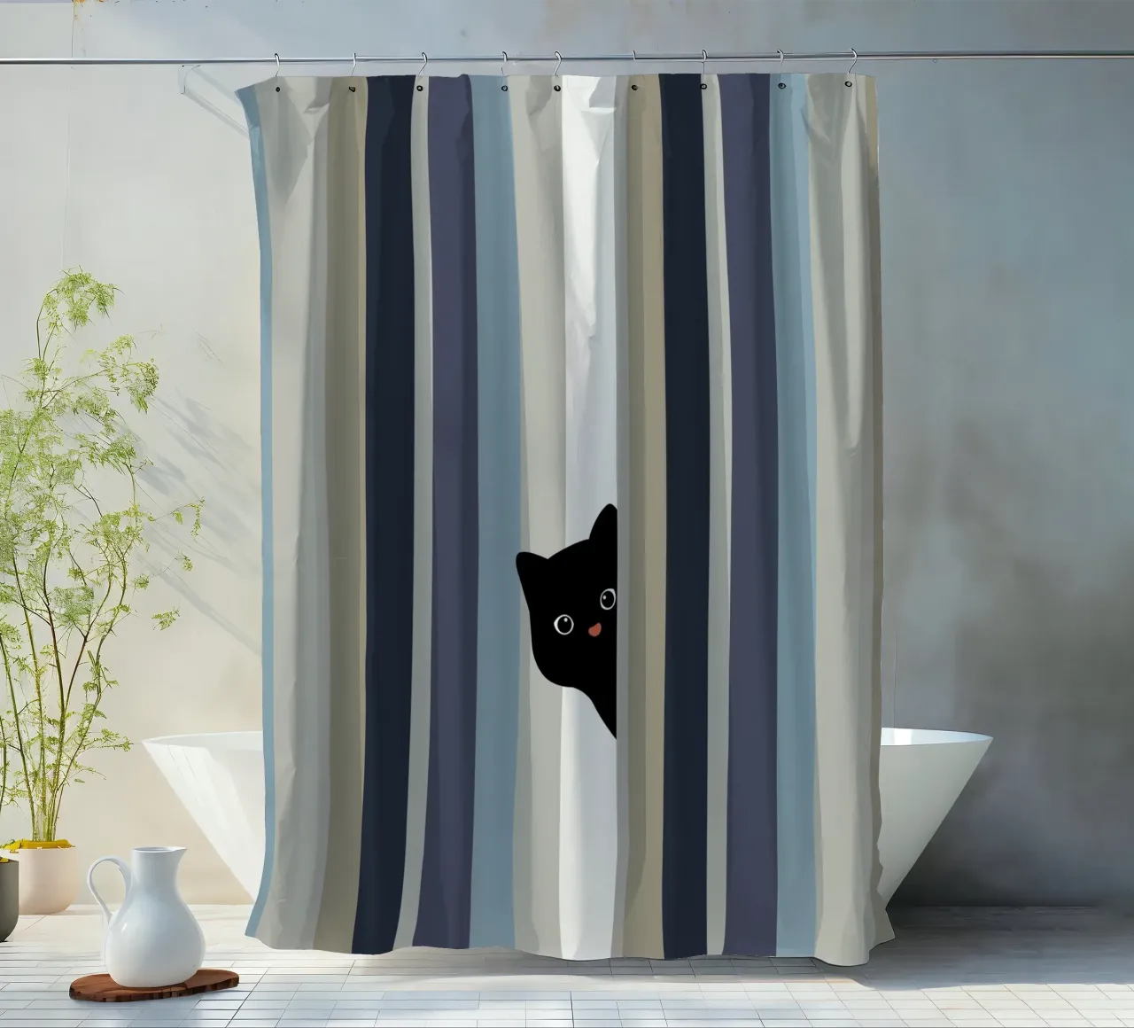 Ciao Gatto II tenda da doccia da Orara Studio