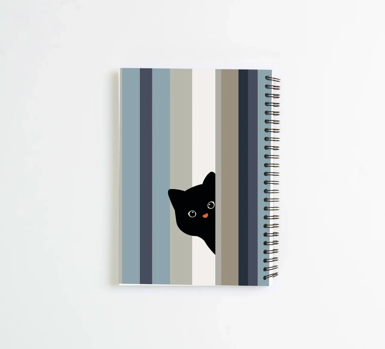 Hello Cat II spiral notebook by Orara Studio