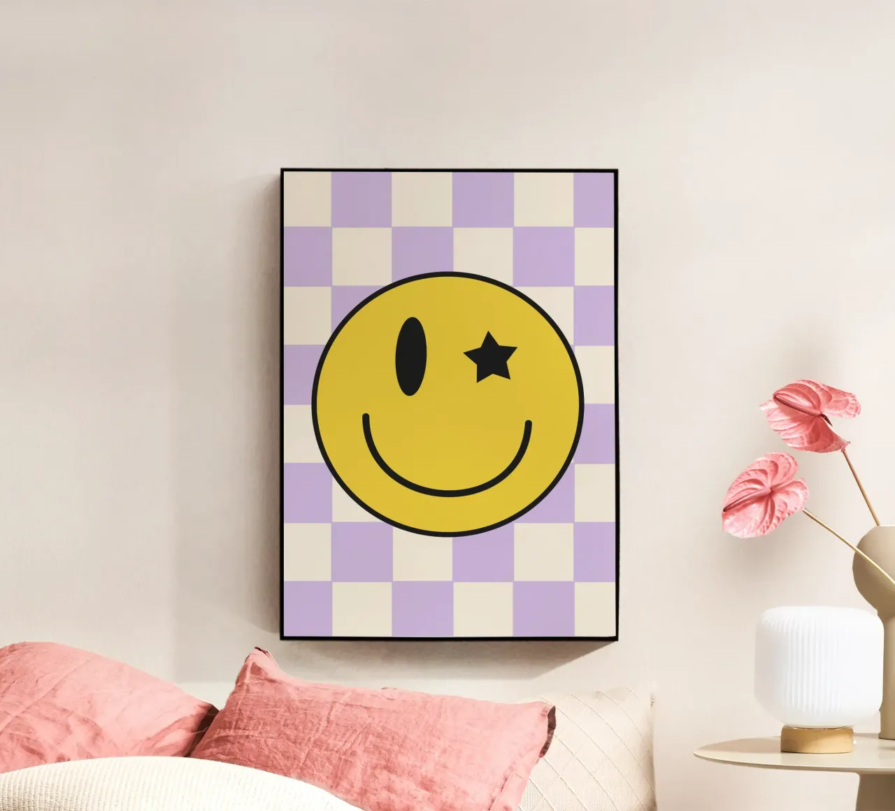 Smiley acryl van PurePeachKids