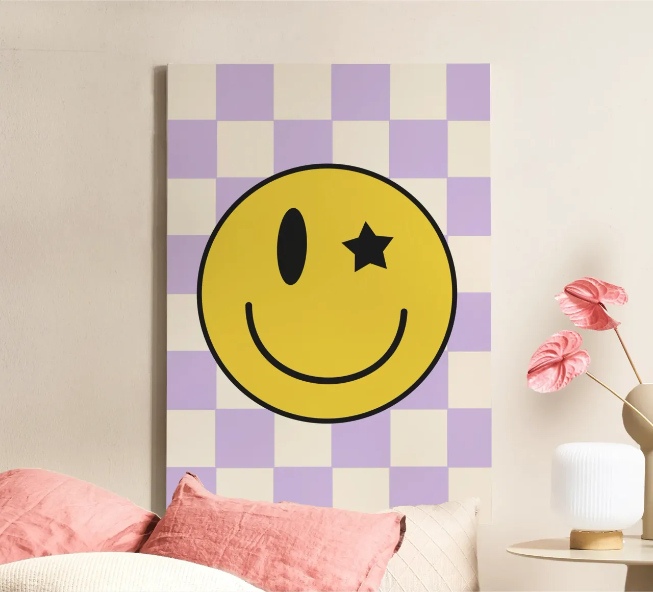 Smiley Leinwand von PurePeachKids