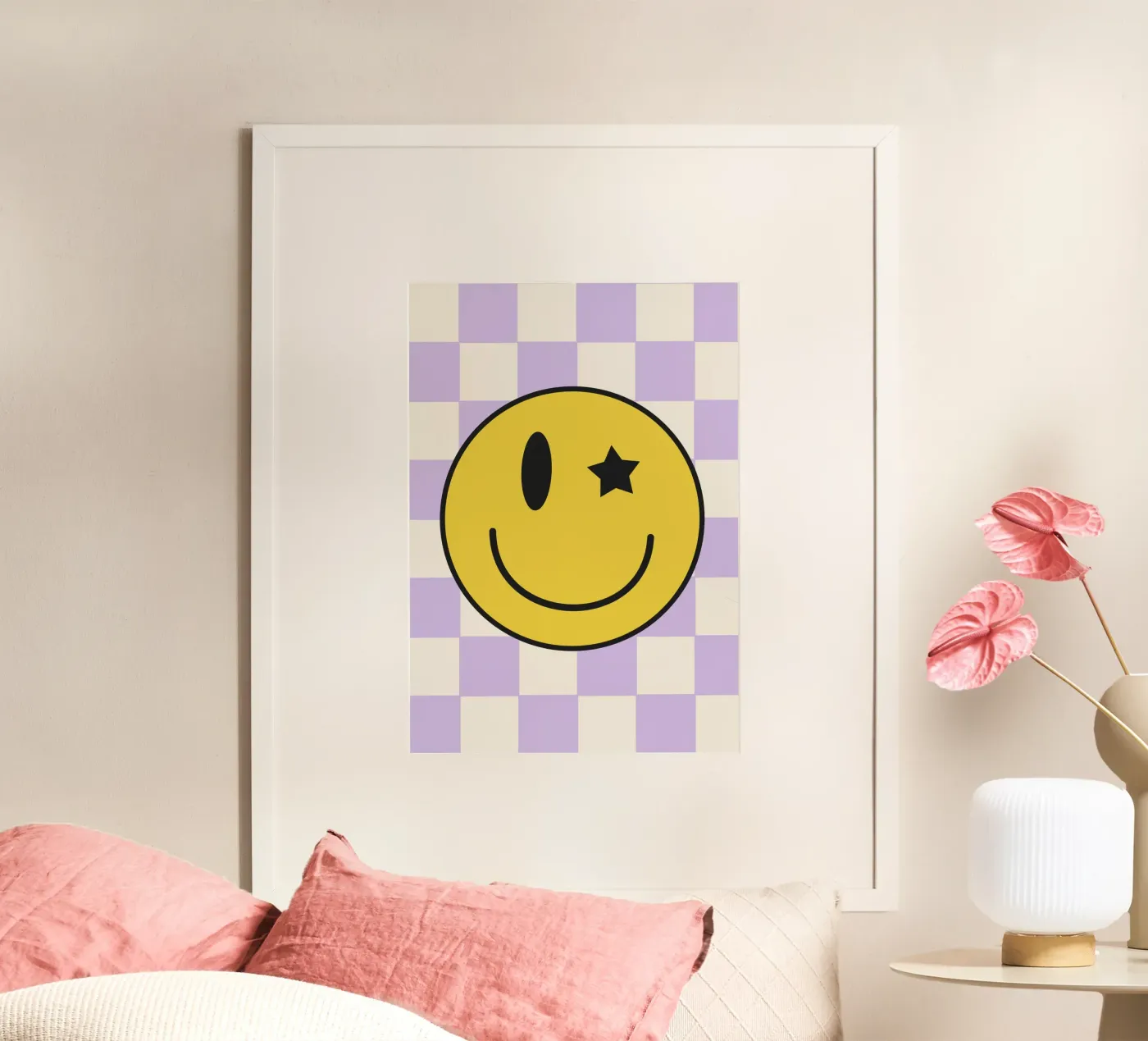 Smiley poster by PurePeachKids