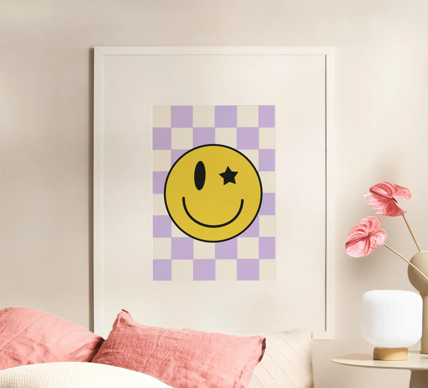 Smiley poster van PurePeachKids