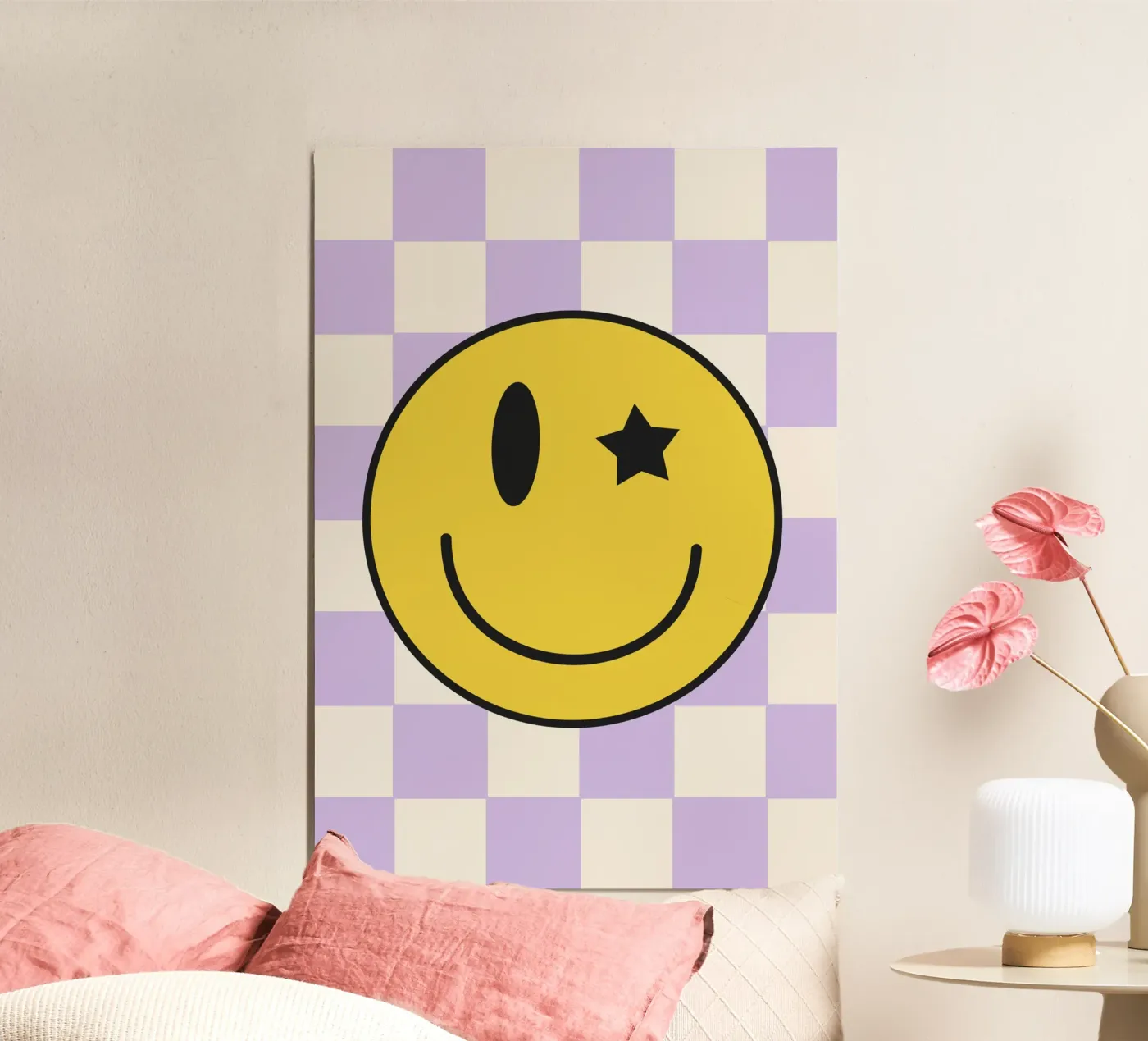 Smiley poster by PurePeachKids
