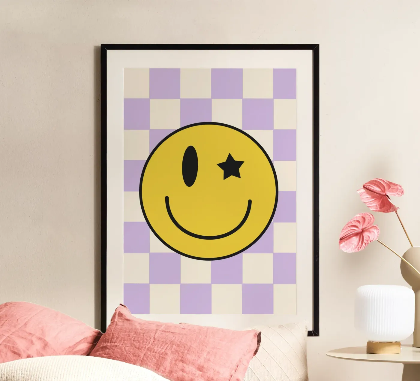 Smiley poster by PurePeachKids