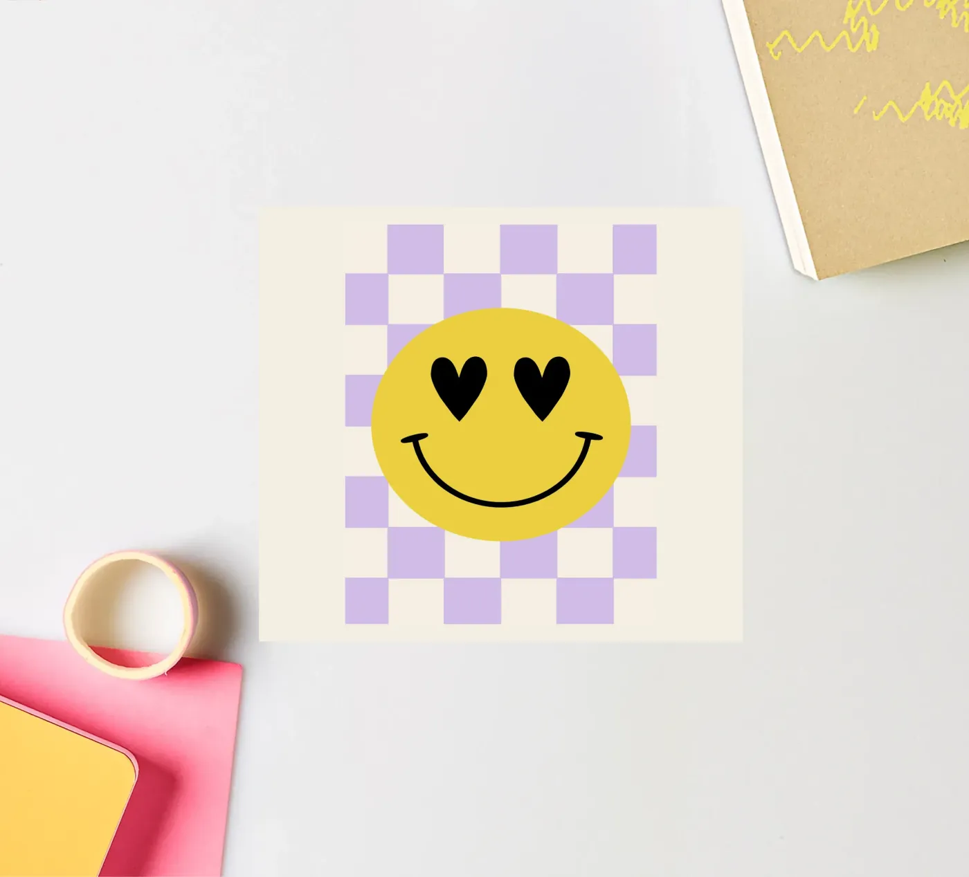 Smiley sticker van PurePeachKids