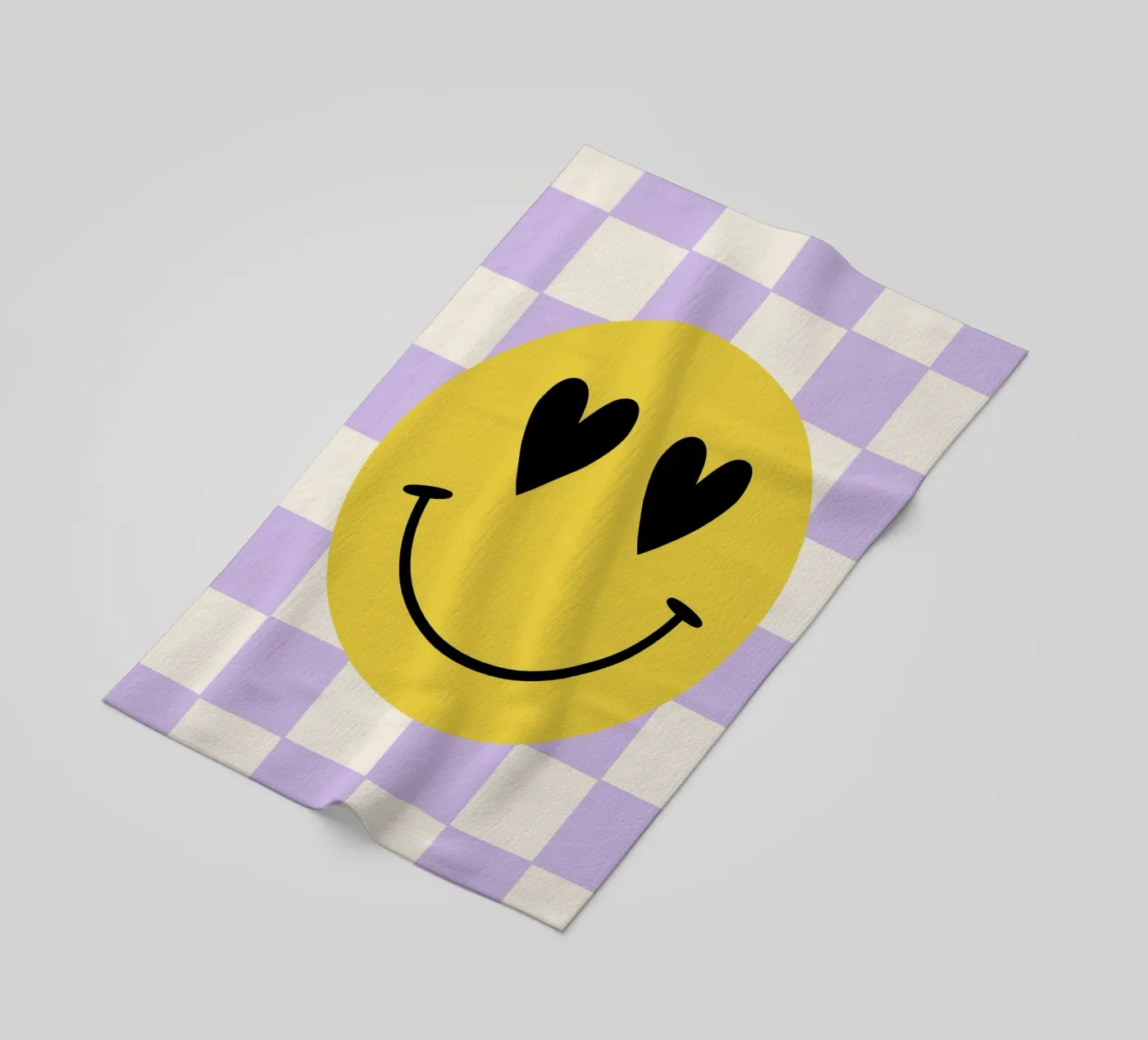 Smiley beach towel by PurePeachKids