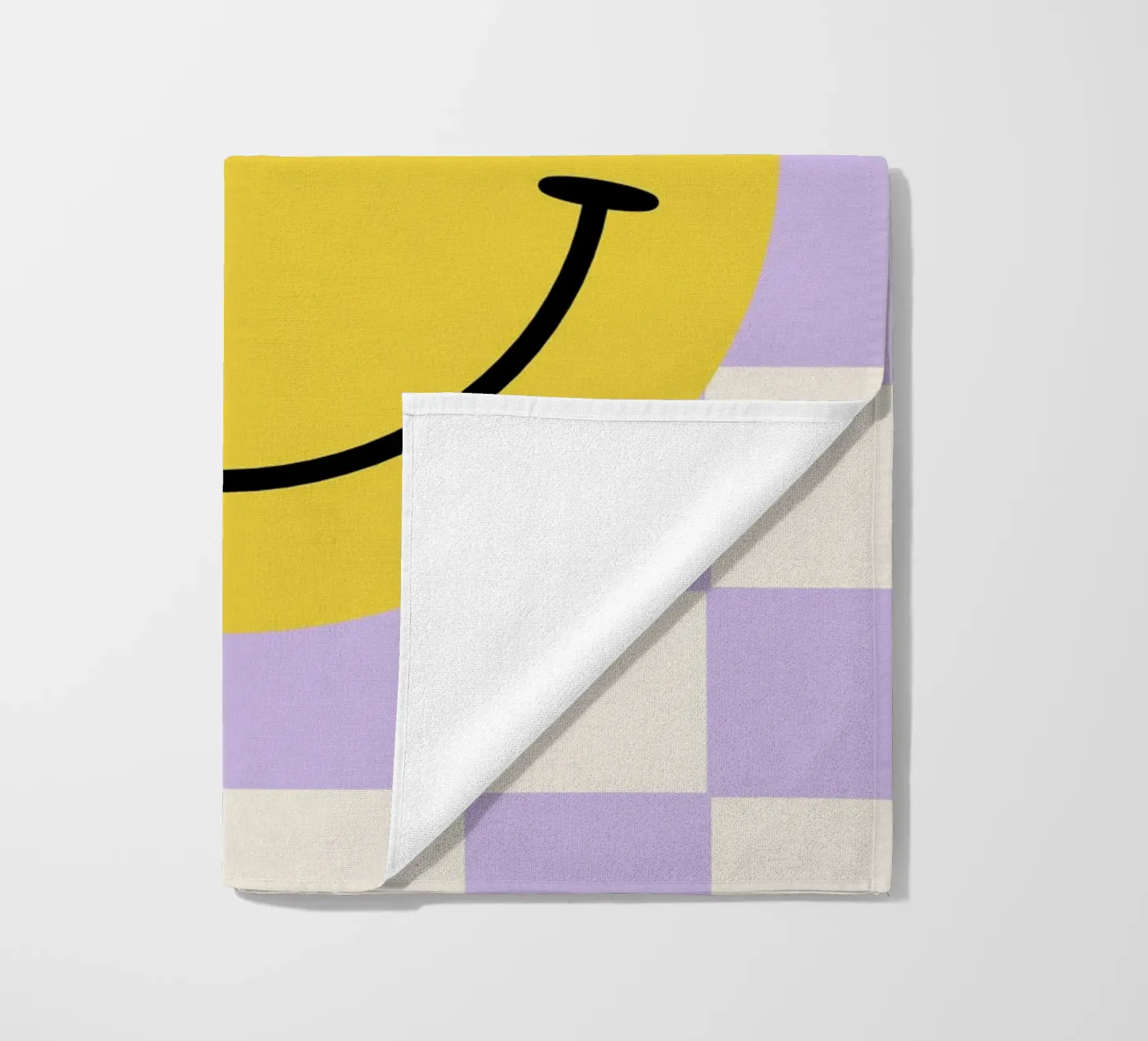 Smiley beach towel by PurePeachKids