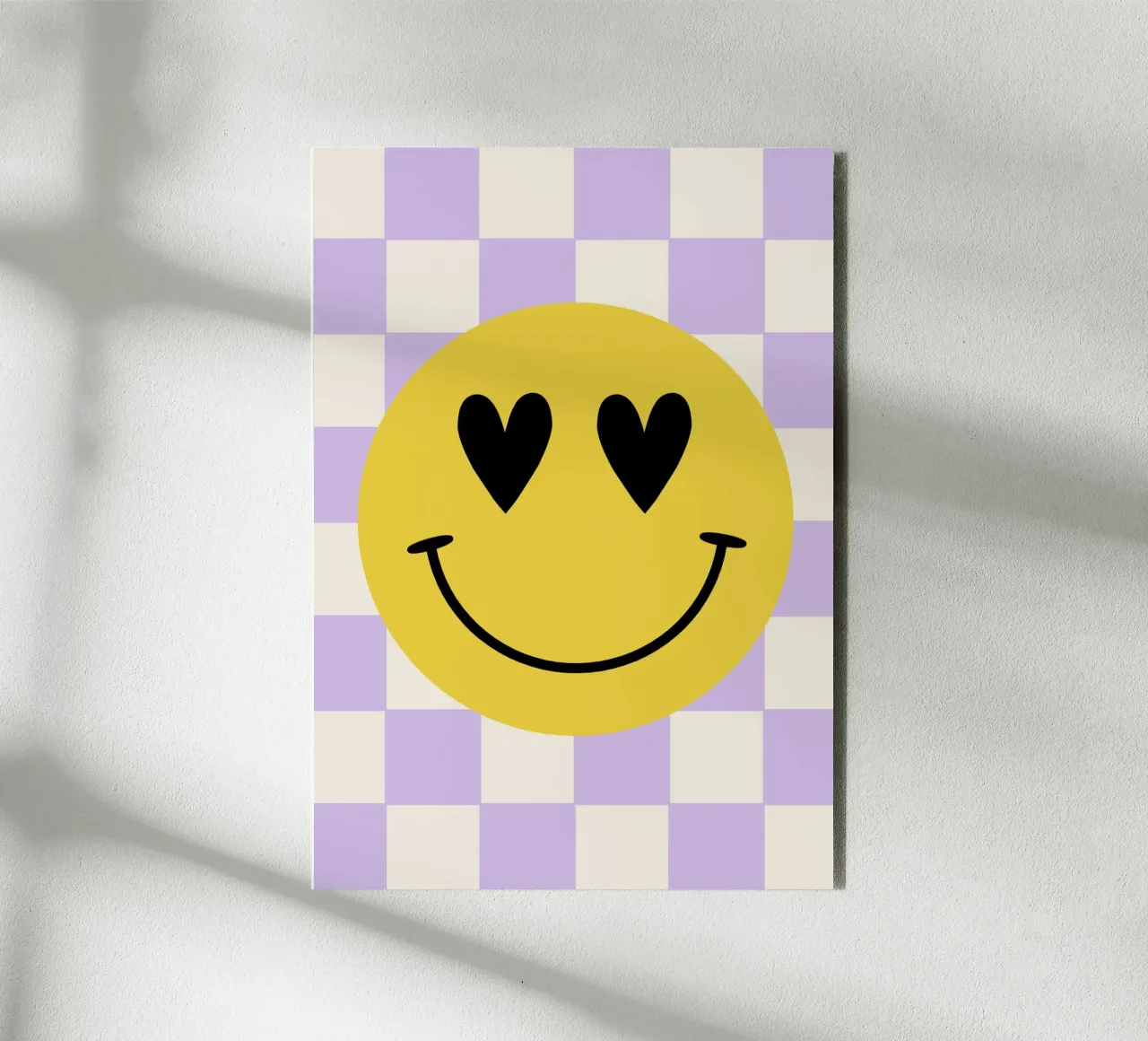 Smiley Alu-Dibond von PurePeachKids