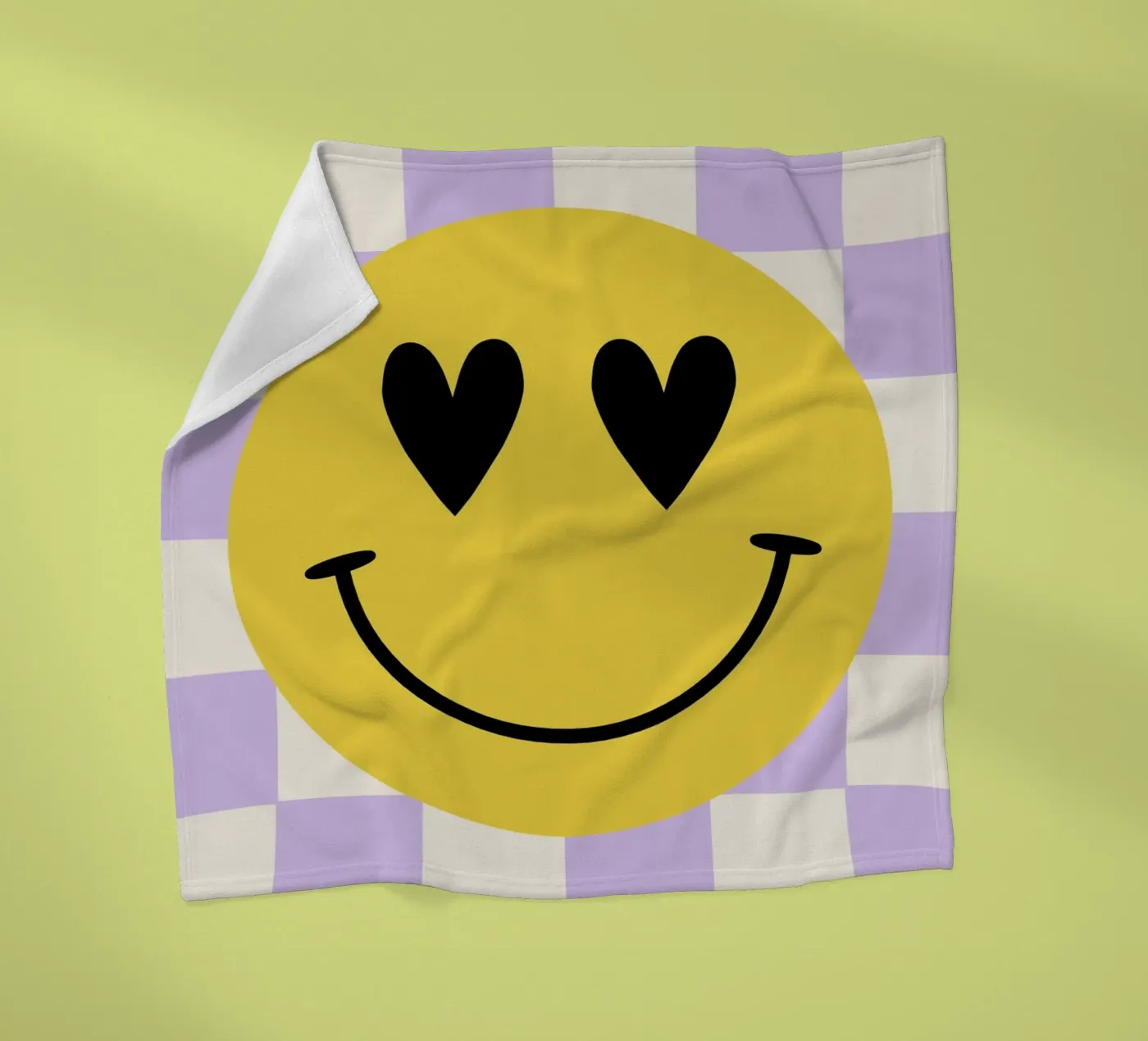 Smiley Fleecedecke von PurePeachKids