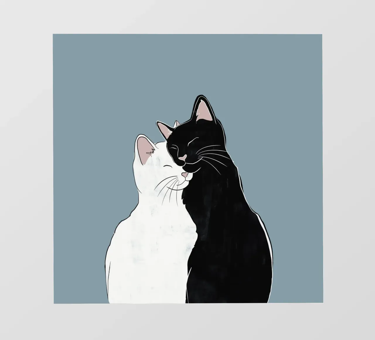 Amore di gatto telo in pvc da Orara Studio