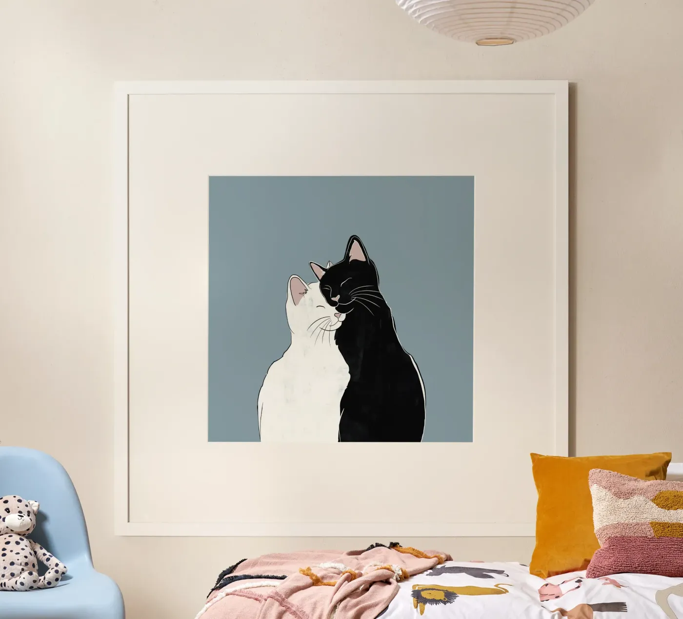 Kattenliefde poster van Orara Studio