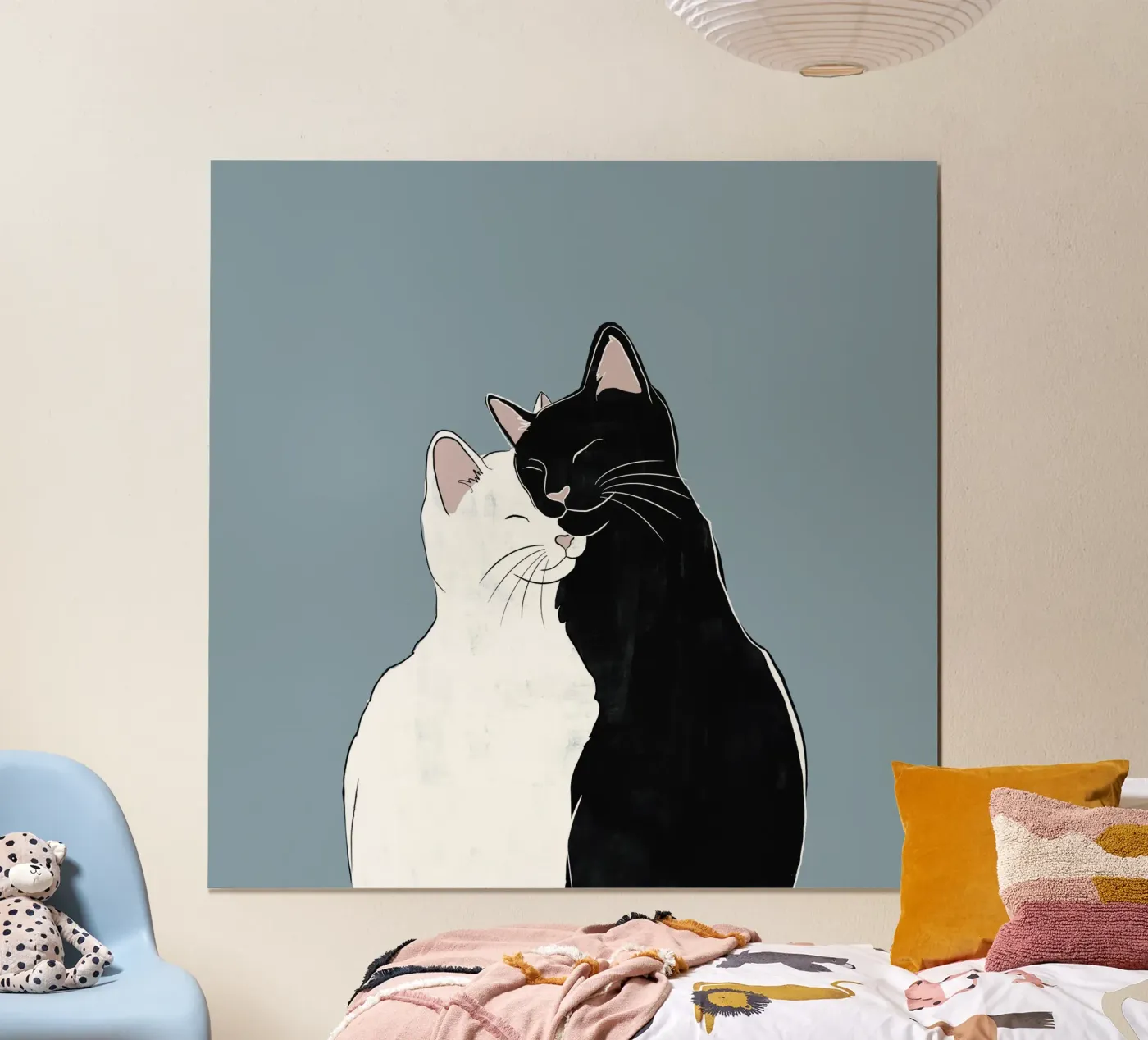 Kattenliefde poster van Orara Studio