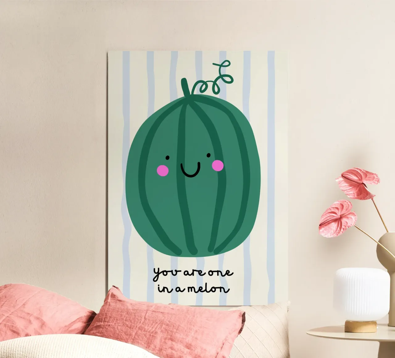 siete uno in un melone alluminio dibond da PurePeachKids