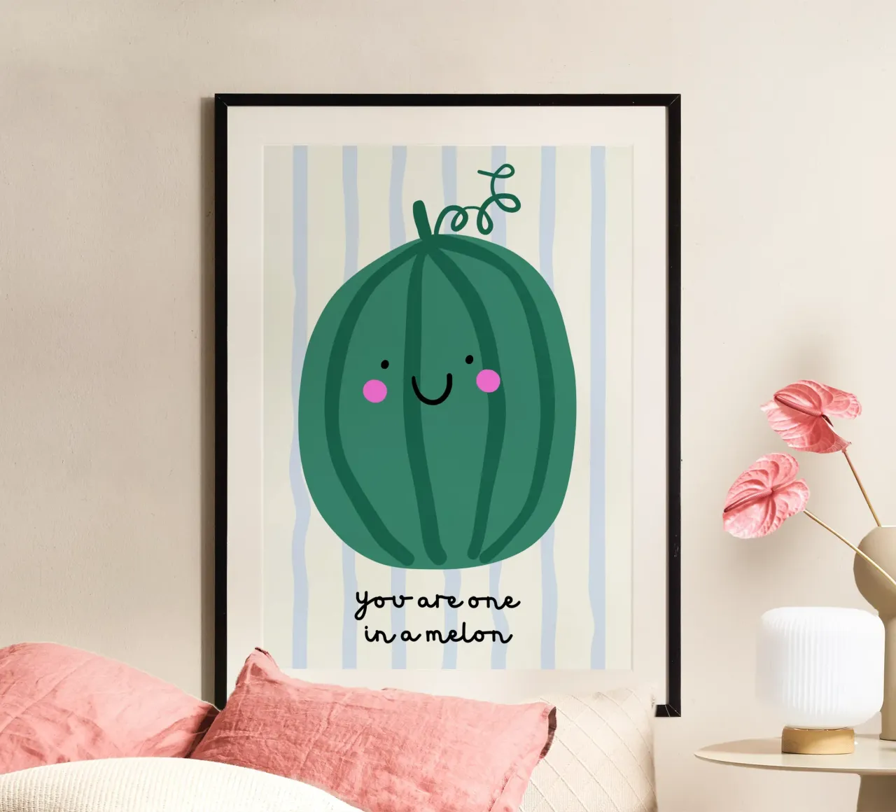 siete uno in un melone carta hahnemühle da PurePeachKids