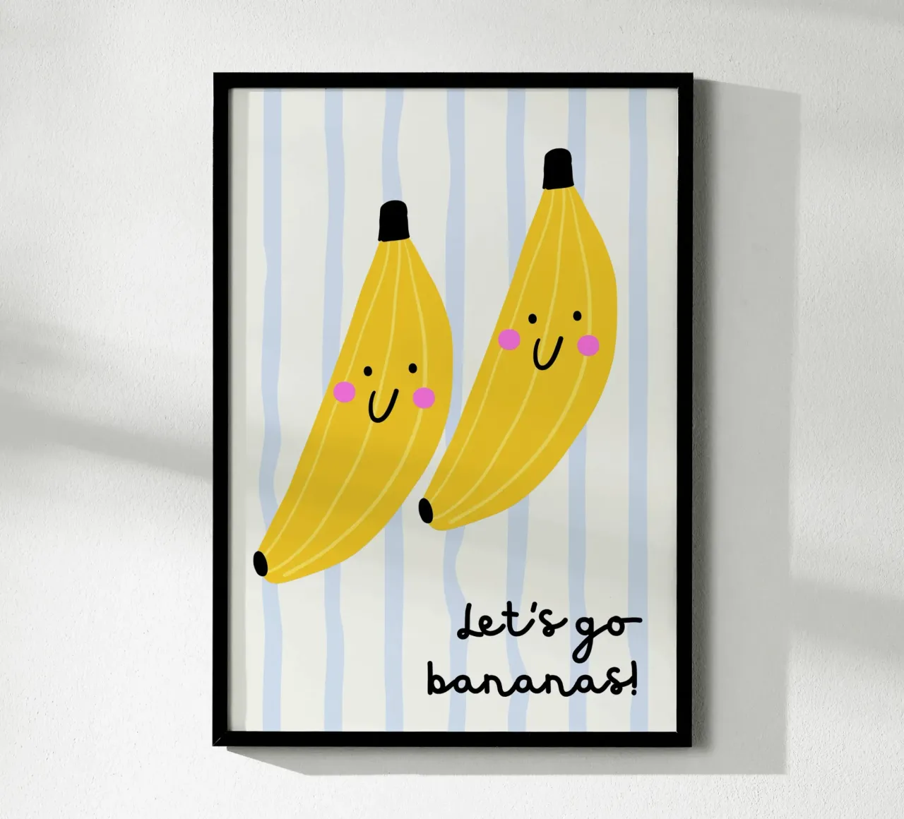 Let's go bananas! poster by PurePeachKids