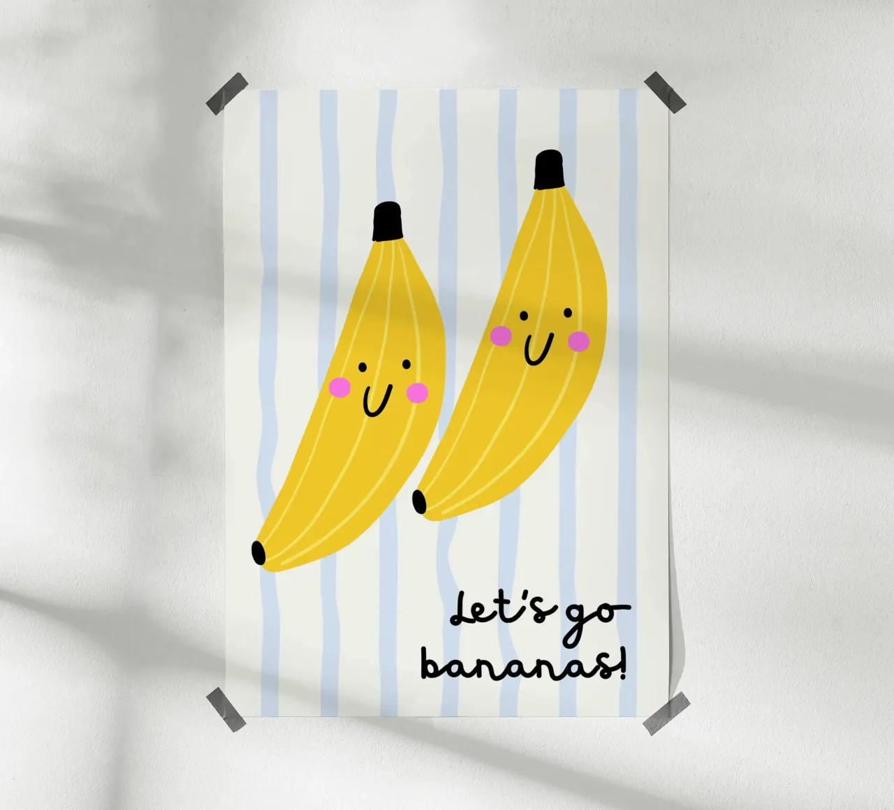 Let's go bananas! poster by PurePeachKids