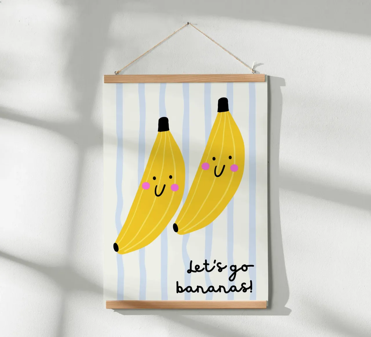 Let's go bananas! poster by PurePeachKids