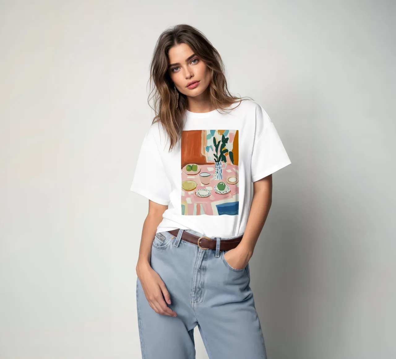 Morning Table Setting t-shirt da BALIKA HOMES ART