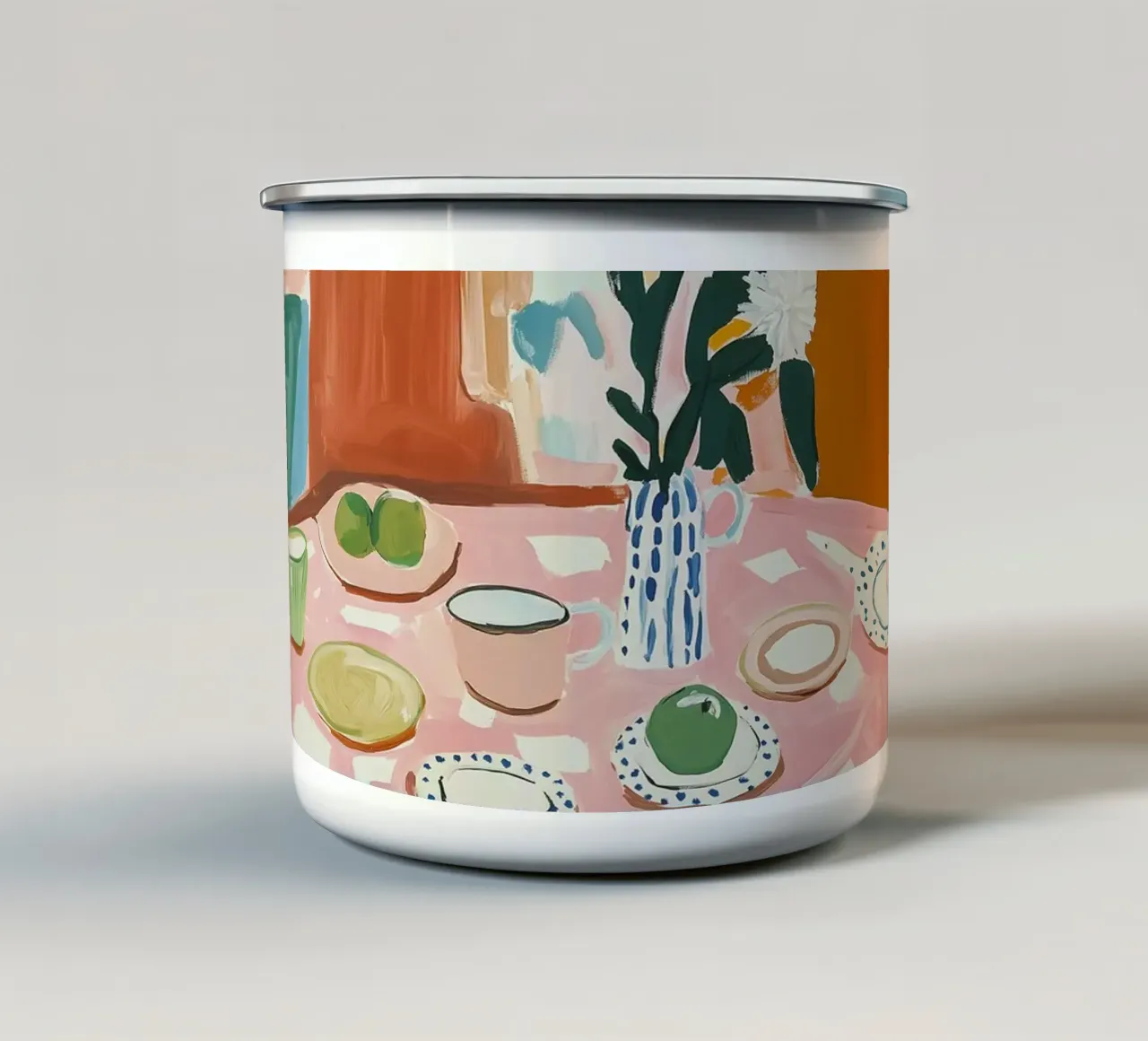 Morning Table Setting tazza in smalto da BALIKA HOMES ART