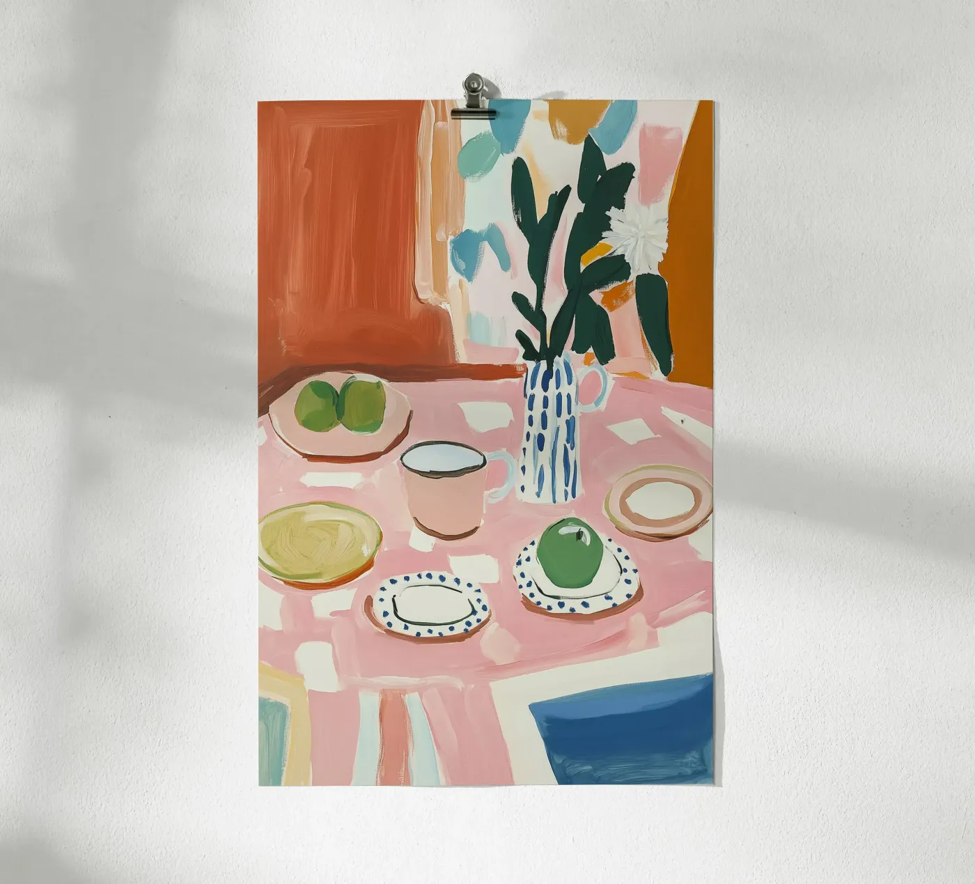 Morning Table Setting poster da BALIKA HOMES ART