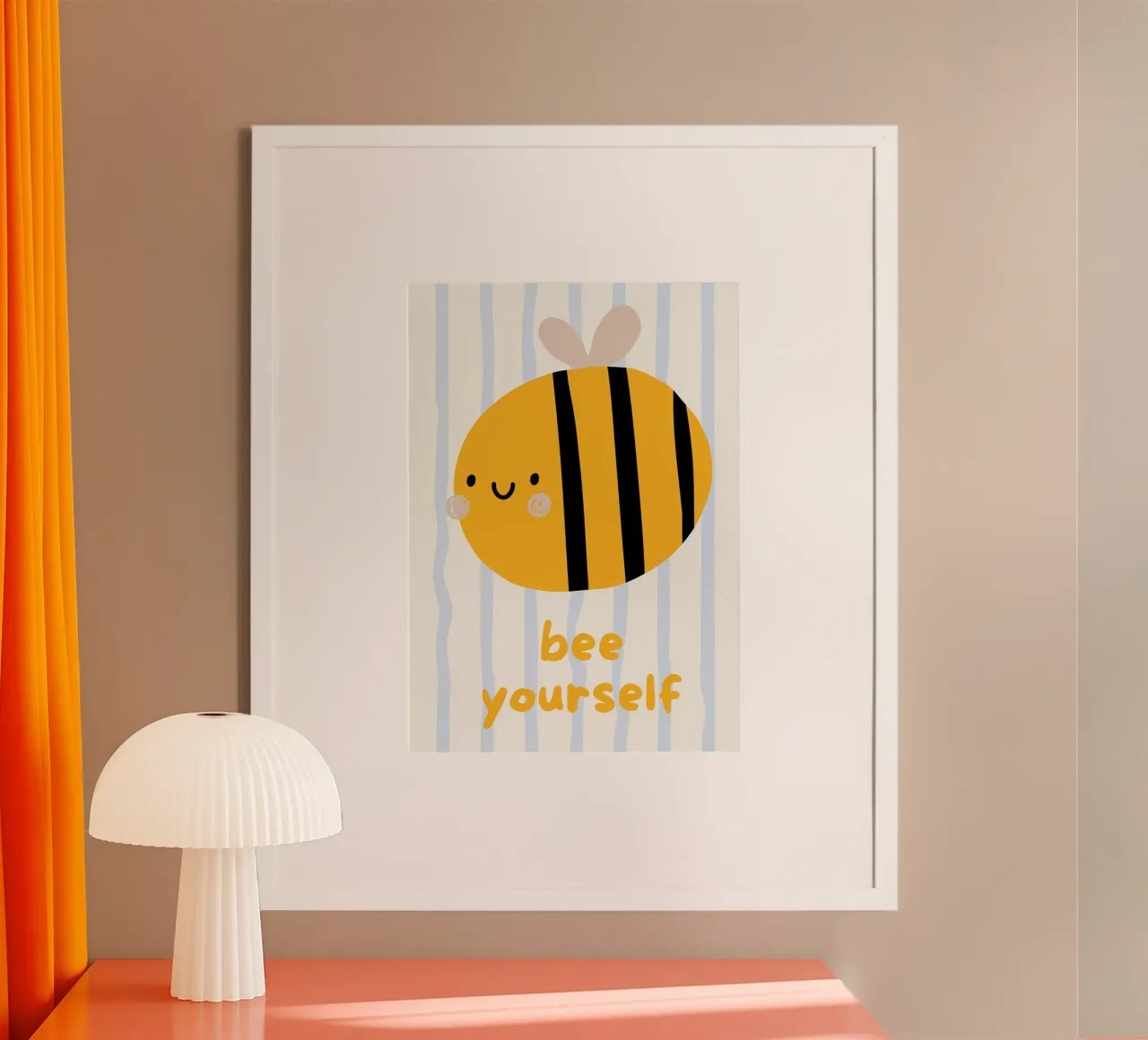 bee yourself poster van PurePeachKids