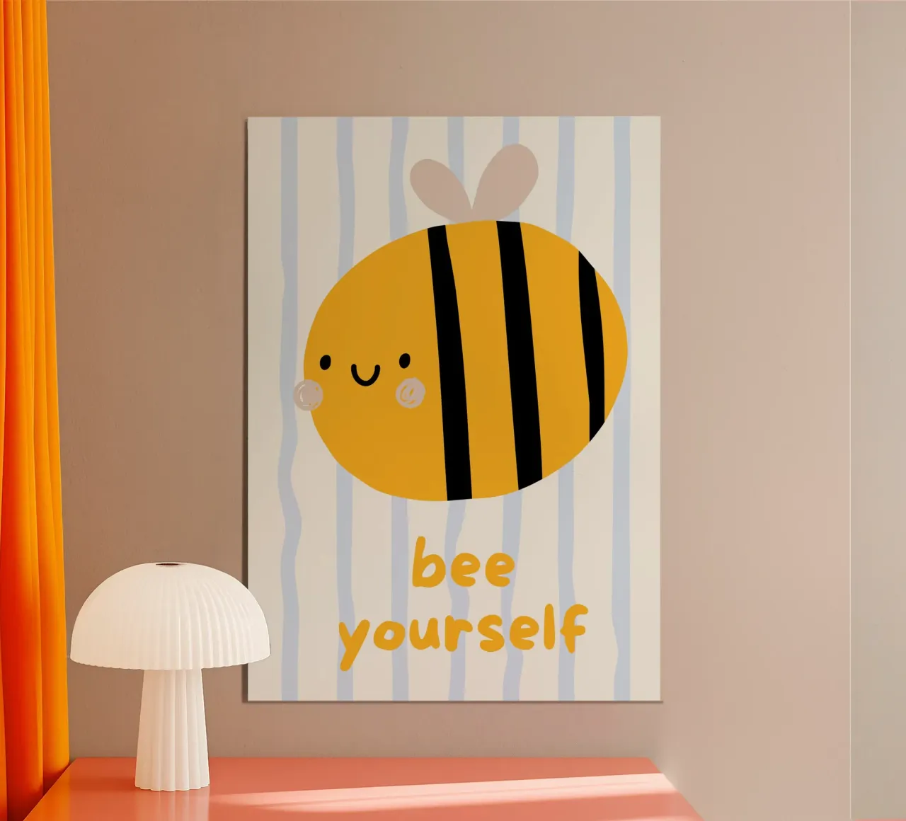 bee yourself poster van PurePeachKids