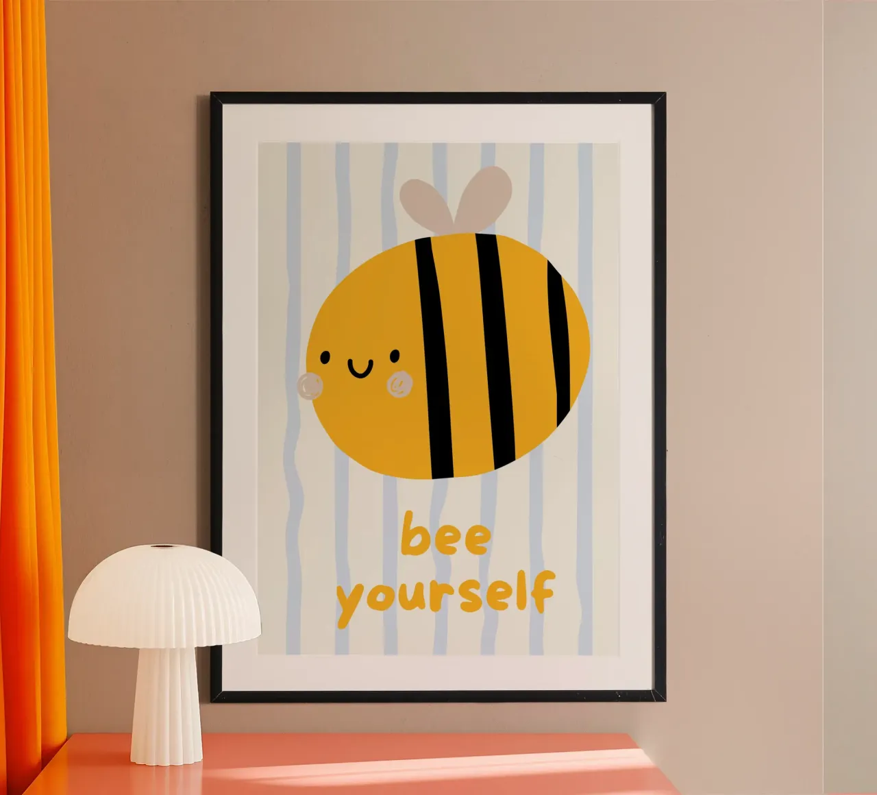 bee yourself poster van PurePeachKids
