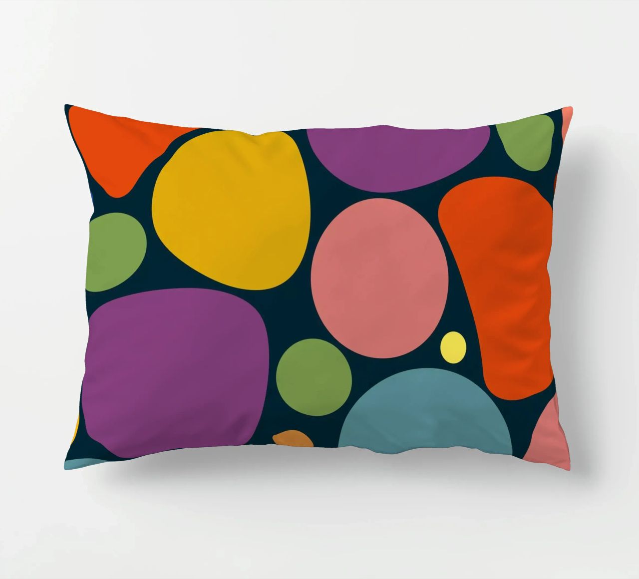 Mid-century Pop-Art Inspired Abstract Pattern cuscino da good-vibes