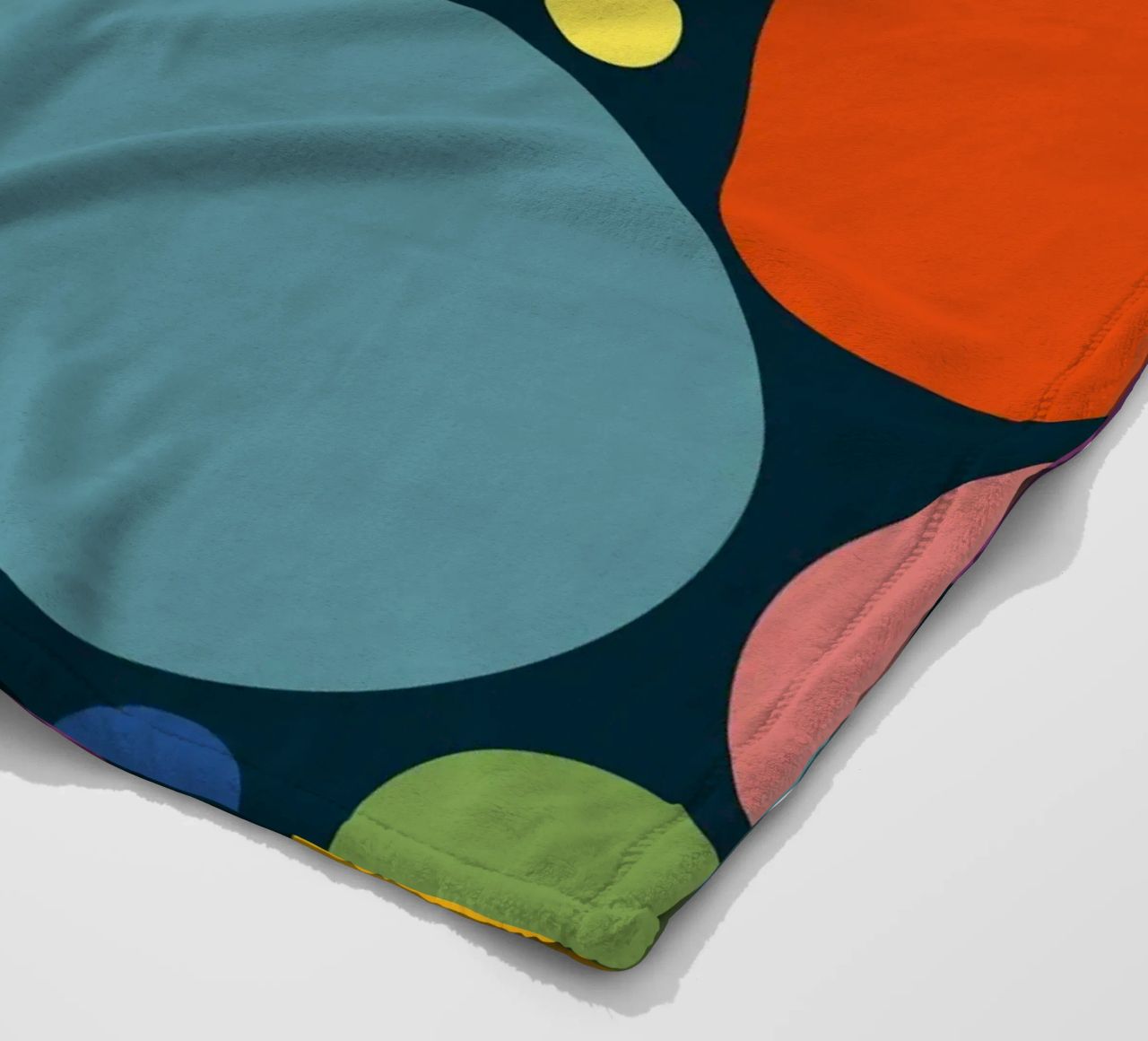 Mid-century Pop-Art Inspired Abstract Pattern coperta in pile da good-vibes