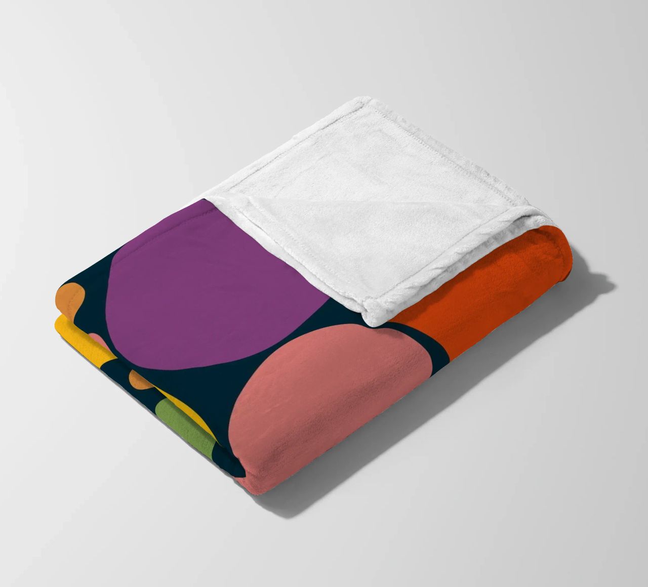 Mid-century Pop-Art Inspired Abstract Pattern coperta in pile da good-vibes