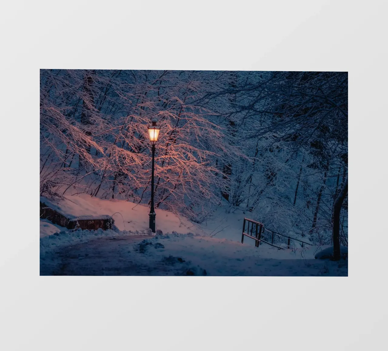 Lanterna notturna invernale telo in pvc da Marcel Bisig