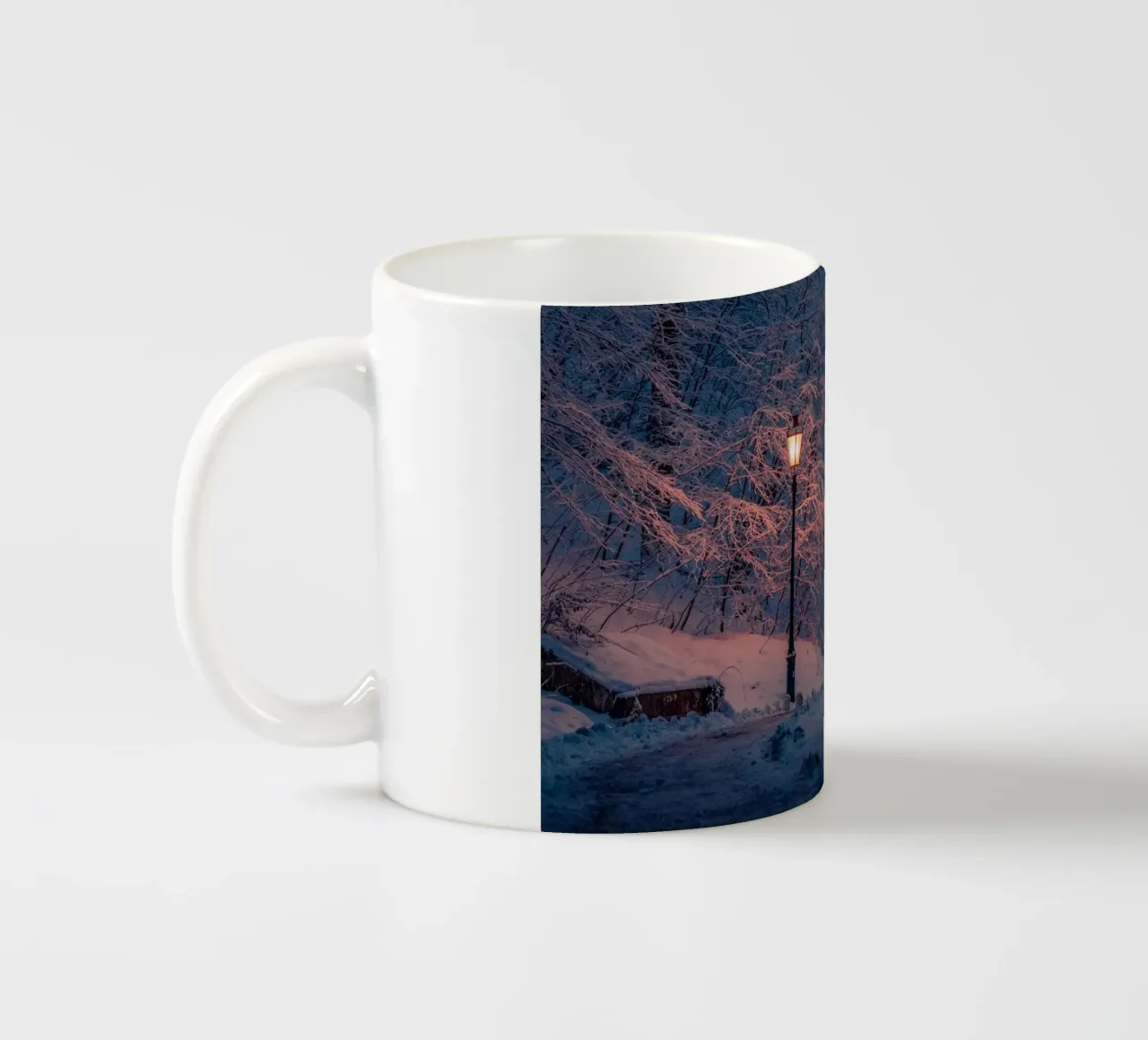 Lanterna notturna invernale tazza in ceramica da Marcel Bisig