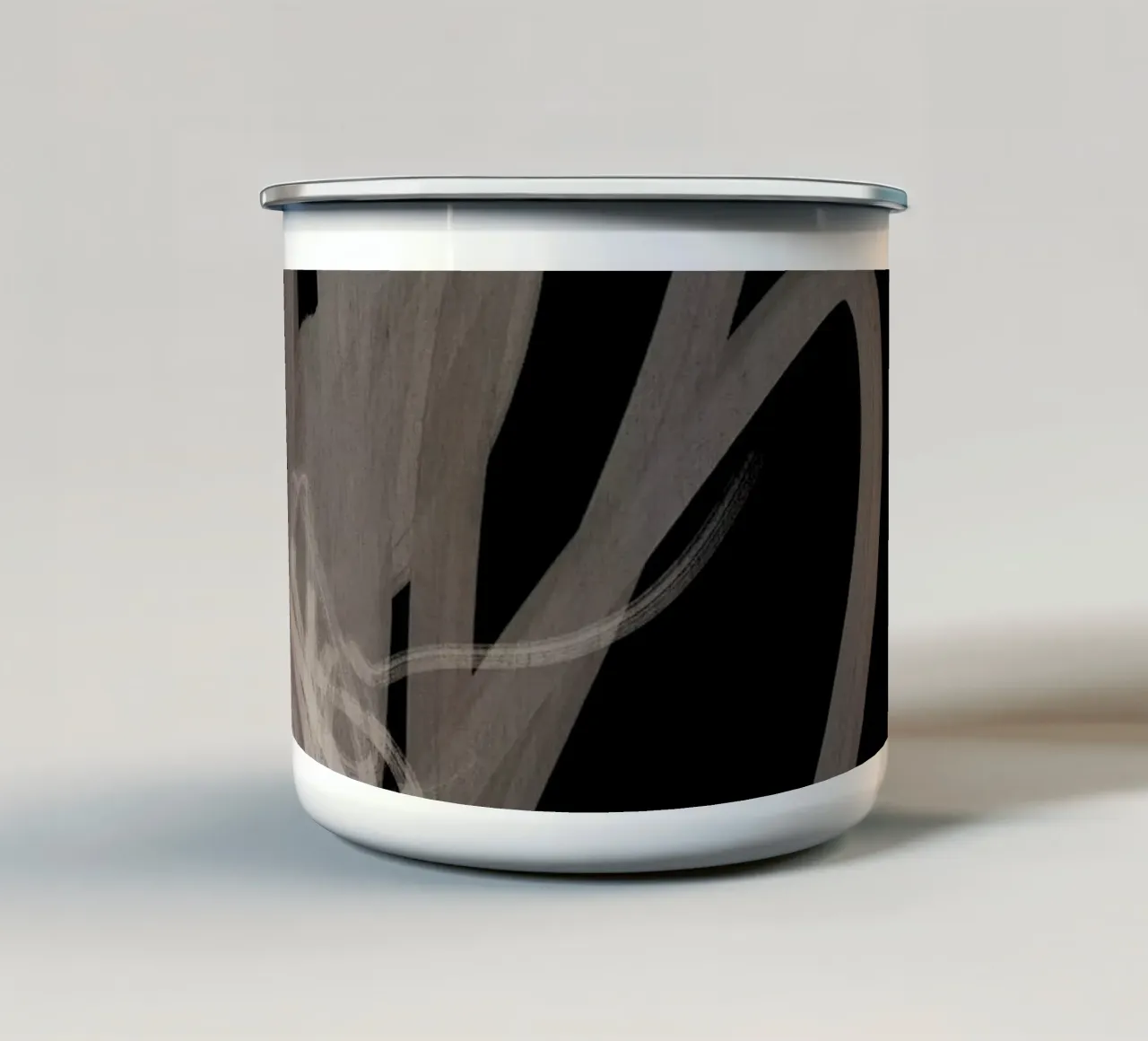 It's In There Somewhere Emaille Tasse von Studio B