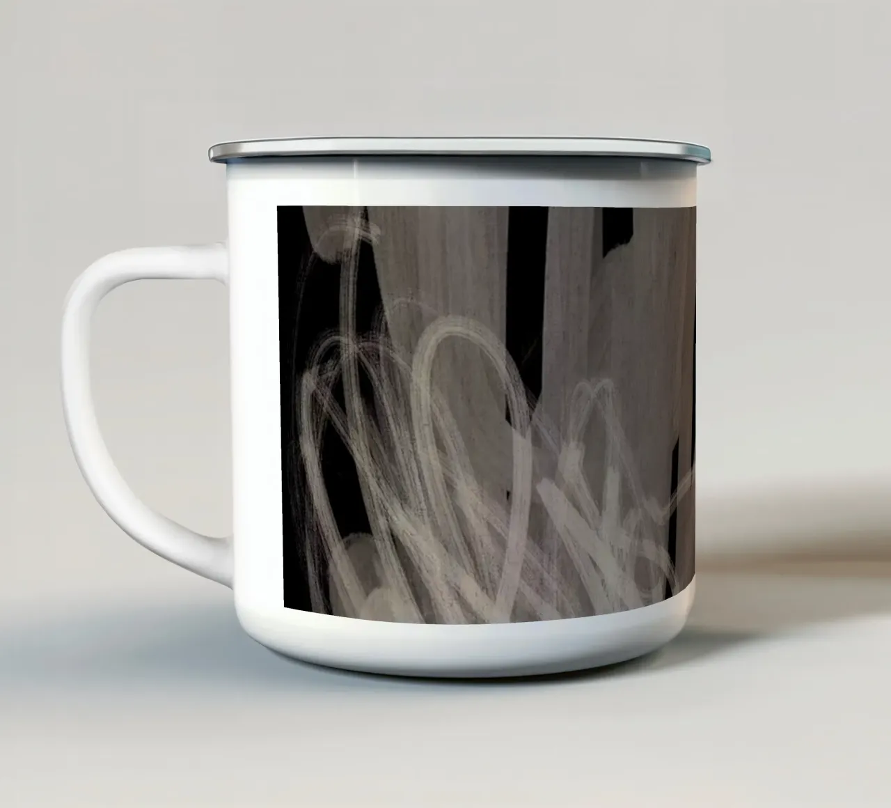 It's In There Somewhere Emaille Tasse von Studio B