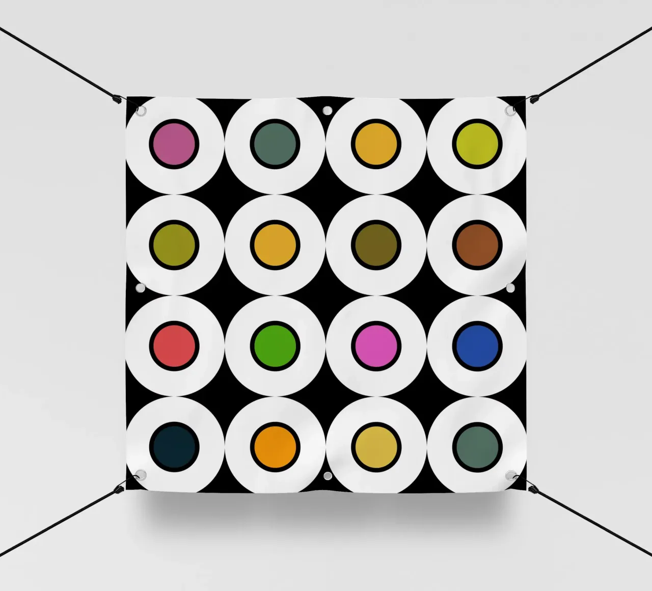 Retro 1960s Inspired Pattern telo in pvc da good-vibes