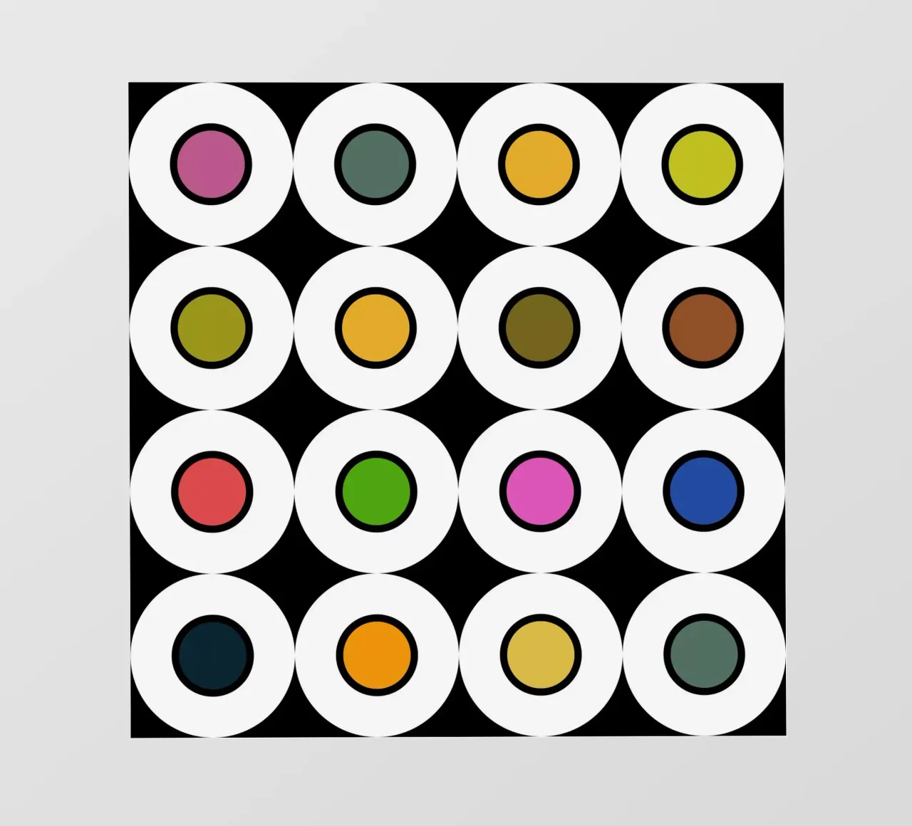 Retro 1960s Inspired Pattern telo in pvc da good-vibes