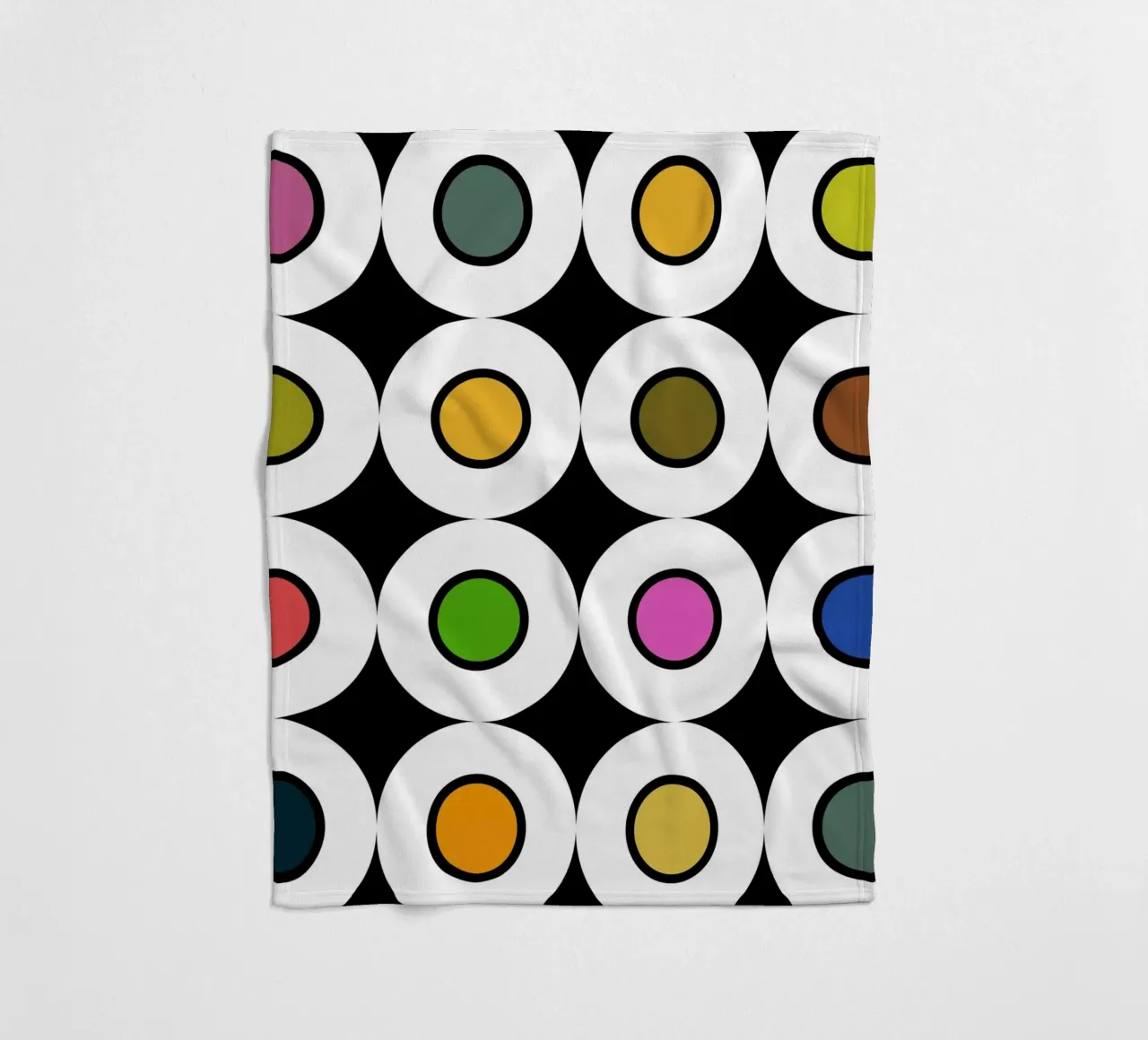 Retro 1960s Inspired Pattern coperta in pile da good-vibes