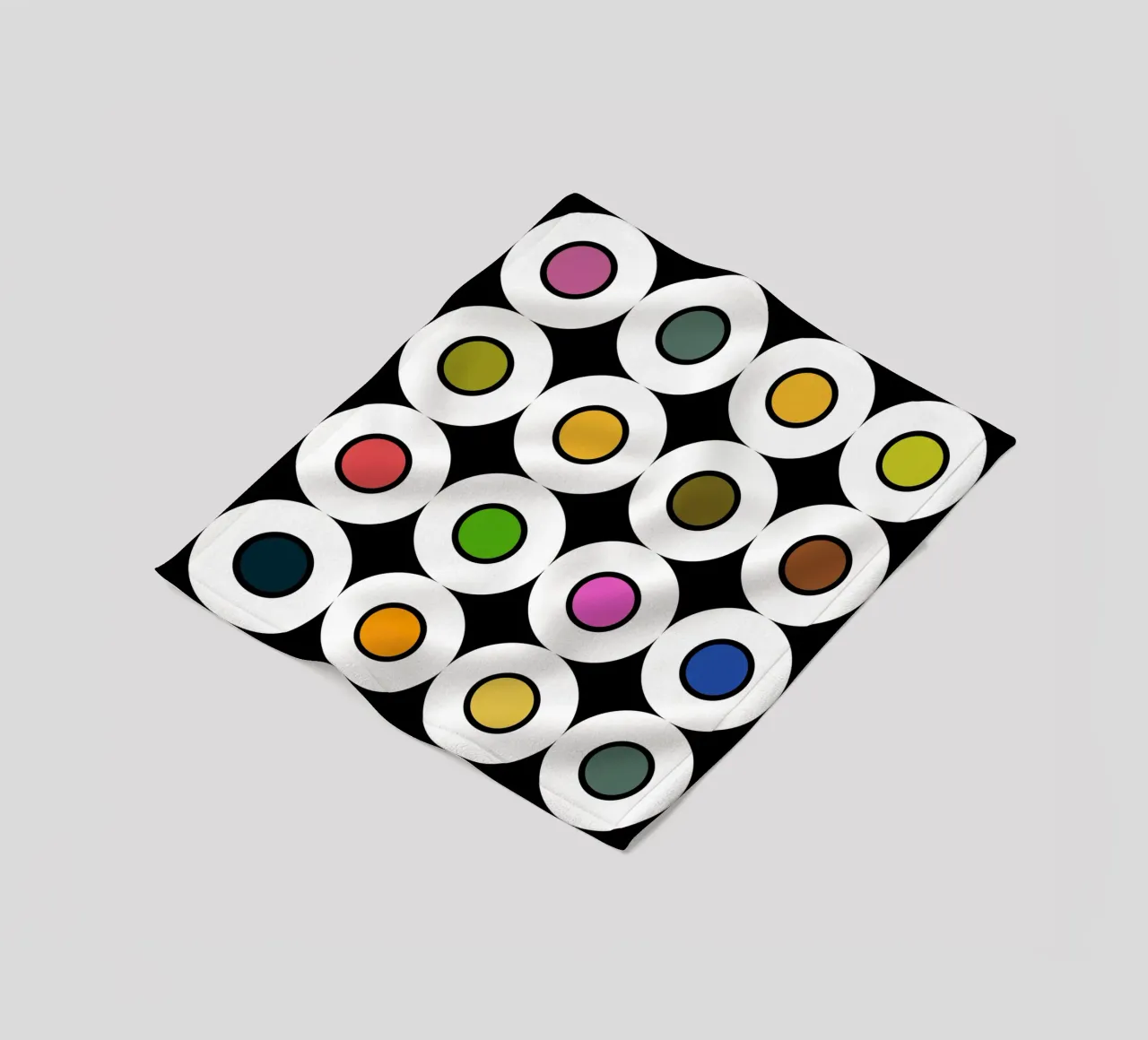 Retro 1960s Inspired Pattern manta de franela de good-vibes