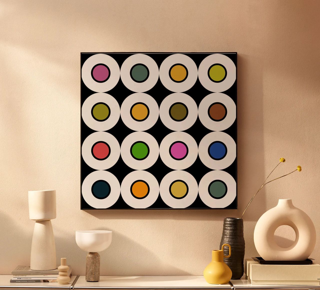 Retro 1960s Inspired Pattern plexiglass da good-vibes